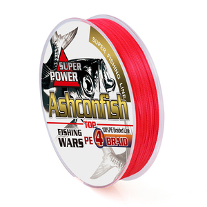 Ligne <span class=keywords><strong>de</strong></span> pêche tressée PE jamais délavée couleur rouge Super forte Pe 100M 300M 4 brins 2 4 6 10 20 30 50 60 <span class=keywords><strong>80</strong></span> 100LB cordon <span class=keywords><strong>de</strong></span> pêche - Product Image 1