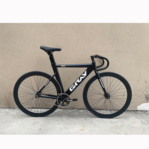 Vélo étudiant adulte unisexe avec frein inversé en alliage d'aluminium Coupe-vent F15 à trois vitesses Pédale ordinaire à pignon fixe pour les gris - Product Image 4