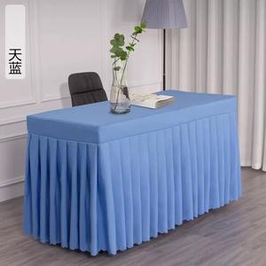 Mantel de Poliéster Elástico Tejido Personalizado de 6 Pies Cuadrados, Lavable, para Bodas, Eventos, Hoteles, Aplicaciones de Marca en Exteriores - Product Image 3