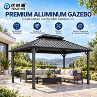 Pergola moderne imperméable pour l'extérieur, abri de jardin, ombrage pour patio, pavillon pour villa, cour arrière, vie en plein air résidentielle