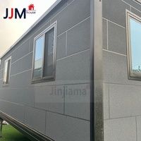 Maison conteneur extensible JJM de 20 pieds sur roues - Villa moderne et usage hôtelier, maison préfabriquée modulaire certifiée CE, garantie de plus de 5 ans