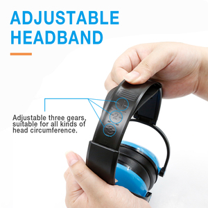 Orejera plegable más adecuada, protección auditiva <span class=keywords><strong>para</strong></span> bebés ABS con función de reducción de ruido, evita el ruido - Product Image 2