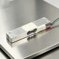 Célula de Carga Compacta Mini de Aleación de Aluminio HY-616B Clase C2 1kg/2kg 5V Sensor de Puente Completo para Báscula de Cocina Electrónica Portátil