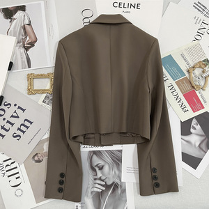 IStapromo Regalos Traje Casual de Manga Larga de Poliéster Sólido para Mujer, Talla Pequeña, Otoño 2026, Nueva Tendencia, Combinable con Todo - Product Image 5