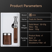 Bâtonnet de sevrage tabagique compact en alliage fin - Or - Substitut de cigarette - Remplacement de la nicotine