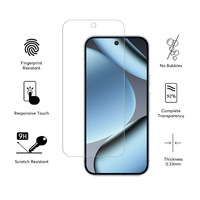 Protection d'écran en verre trempé 2.5D 9H transparente anti-traces de doigts pour Google Pixel 9 9 Pro 10 10 Pro 11 11 Pro