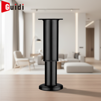 Pieds de meubles réglables en acier laminé à froid robustes 18-30 cm – Remplacement pour canapé, meuble TV, table basse, salon, cuisine