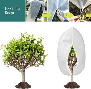 Winter Protection for <b>Plants</b>, Breathable, Tear-Resistant Frost Protection <b>Plants</b>, Zip Protective <b>Cover</b> Outdoor for Shrubs, Trees - Product Image 4
