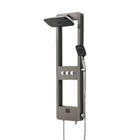 Colonne de douche murale thermostatique à cascade pour hôtel, ensemble de panneaux de douche, vente chaude