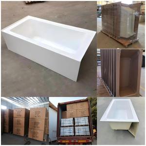 Cupc 60X30X22 Alkoof Acryl Integraal Badkamer Bad Witte Rechthoek Bad Afvoer Badkamer - Product Image 6