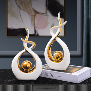 Ornements <span class=keywords><strong>de</strong></span> meuble TV <span class=keywords><strong>de</strong></span> luxe moderne Bai Jinbao Blue Morning Song, figurine contemporaine pour <span class=keywords><strong>salon</strong></span>, <span class=keywords><strong>décoration</strong></span> <span class=keywords><strong>de</strong></span> Pâques pour la maison - Product Image 3