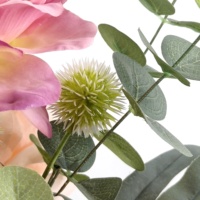 Fleurs en soie de jardinage, Pot de plante en céramique, décoration de mariage, fleurs artificielles, offre spéciale