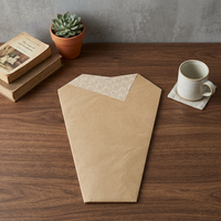 Sac en papier kraft biodégradable à dessus plié pour la décoration florale, usage agricole, origine Hubei