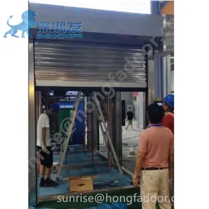 High Speed Stainless Steel Rolling Shutter Door Roll Up Gates Warehouse Fast Rolling Door Electric Gate Workshop