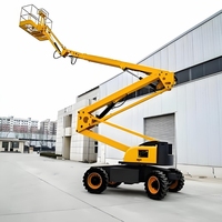 Vente directe usine : Grues sur chenilles de levage, modèles 3 et 5 tonnes, alimentées au diesel/essence, hauteur de plateforme 22m, levage à quatre supports