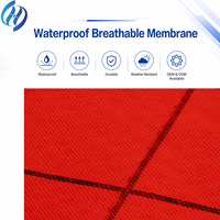 Membrane respirante imperméable résistante aux UV Sohi pour la construction de toits et de murs