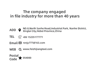 Arquivos cônicos finos T12 de alta qualidade em liga de aço carbono duplo estra - Product Image 6