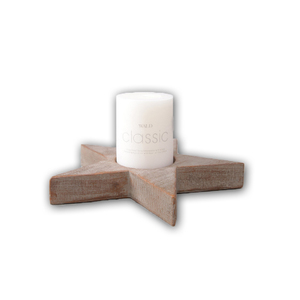 Candelero Porta Vela Los Portavelas La Palmatoria Soporte De Vela De Madera Candlestick Wooden Candle Holder - Product Image 1