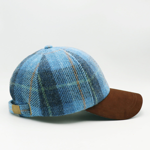 Vente en gros de casquettes de baseball en laine d'agneau moelleuses et chaudes pour l'hiver à la mode casquette de baseball douce et vierge en laine pour <span class=keywords><strong>junior</strong></span> - Product Image 3