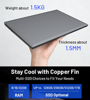 Laptop Nueva de Alta Gama a Bajo Precio, Intel Core I7 6600U, 15.6 Pulgadas, 8G+256G SSD, Inalámbrica, para Uso Personal/Hogar