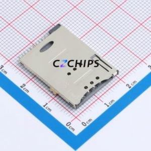 XDSM-0081-011 SIM Card Connector SMD Connector Self-Return Type 1.8mm - Product Image 1