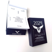 Calendriers quotidiens personnalisés 2026 impression de calendrier perpétuel personnalisé 365 jours avec boîte-cadeau
