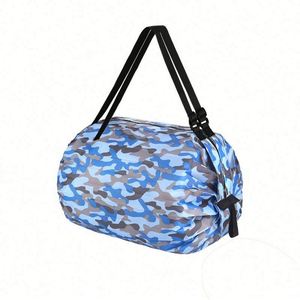 Portable Large Oxford Cloth <b>Folding</b> Shopping Bag Colorful Camouflage Reusable Foldable Grocery Tote Bag - Product Image 1