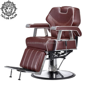 Mobilier de salon de coiffure Équipement pour barbier Chaises de coiffure Big Pump Vintage Barber Chair - Product Image 3