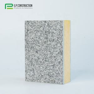 Hormigón prefabricado de alta calidad, fibrocemento ignífugo, aislamiento térmico decorativo, paneles sándwich de PU para pared Exterior, tableros - Product Image 6