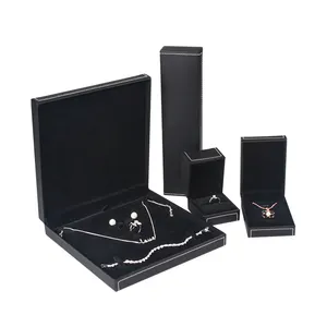 Luxury PU Jewelry Sets Box Display Ring Bangle Bracelet Pendant Gift Box