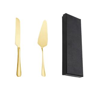 Stainless Steel <b>Cake</b> <b>Knife</b> And Spatula Set Rectangle Wedding <b>Cake</b> <b>Cutting</b> Tools Reusable YT A030 - Product Image 2