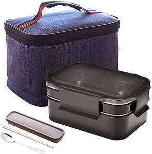 304 paslanmaz çelik çift yemek kabı katmanlı taşınabilir öğrenci yalıtım çantası ambalaj paslanmaz çelik çocuklar yalıtımlı yemek kabı