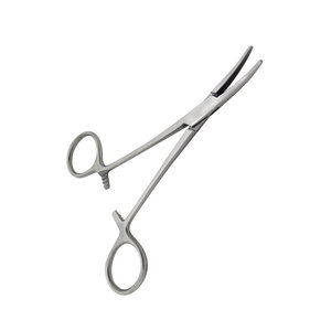 Premium Top Quality Customized Color Plus Logo Surgical Instrument Hemostatic Forceps 180 mm Curved Hemostatic Clamps Surgical - Product Image 5