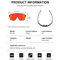 Lunettes de soleil sportives à verres polarisés miroir, lunettes de cyclisme, protection UV400, lunettes de pickleball, lunettes de sécurité OEM, vente en gros, personnalisables