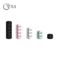 Nouveau support pratique en silicone pour câbles d'écouteurs USB, organisateur de câbles de bureau, Organizador De Cables
