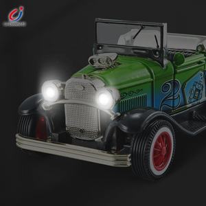 Chengji 1:36, modelo de coche de aleación, juguetes, coches de juguete clásicos, luces geniales Retro, música, modelo fundido a presión, coche de juguete, puerta abierta de Metal, tirar hacia atrás - Product Image 4