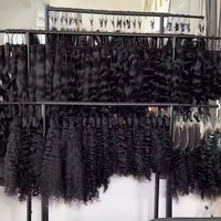 Cheveux vierges bouclés vietnamiens et birmans doublement étirés, lots de cheveux ondulés, fournisseurs de cheveux, cheveux humains indiens vierges alignés dans le sens des cuticules, tissage en vrac