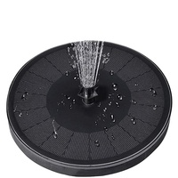 Fontaine flottante solaire Stone Plaza Birdcage Fountain Water Fall Pump Bains d'oiseaux Pompe à eau solaire de forme ronde