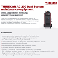 2025 Thinkcar voiture atelier réparation maintenir Solution AC Service Station Pneu et équipement d'entretien série Ciseaux Ascenseur