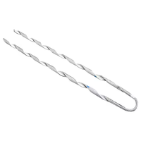 Pince de serrage pour câble de tirage en acier galvanisé, matériel de ligne aérienne, accessoires d'extrémité pour poteau utilitaire