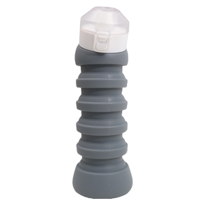 Botella de Agua Hexagonal de Silicona de Grado Alimenticio a Prueba de Fugas, Botella de Agua Deportiva Plegable para Actividades al Aire Libre - Product Image 6