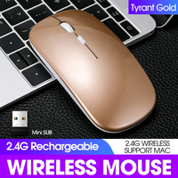Promo Terbatas Mouse Wireless Profesional OEM Berkualitas Tinggi 2.4GHz USB 2.0 LED Backlit untuk Komputer/Laptop