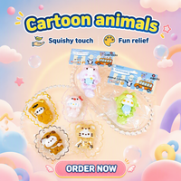 Jouets anti-stress en silicone alimentaire souple, crème, argile, capybara, petit ours, pour les 7 ans et plus, fabriqués au Zhejiang, commandes en gros