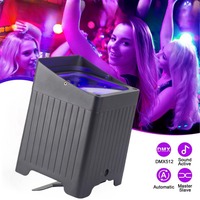 Disco Party DJ Mariage Par LED Lumières 6X18w Uplights Batterie Sans Fil Par Lumière 6 en 1 RGBWAUV pour Disco Stage Lighting