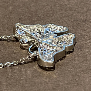 Collana con Ciondolo a Farfalla in Stile Coreano e Giapponese, con Pavé di Zirconi, Gioiello da Collo Fresco per Donne - Product Image 5