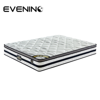 Matelas à ressorts ensachés souples de 10 pouces en rouleau, en boîte, vente en gros d'usine, FCL (charge complète de conteneur) pour distributeurs en gros