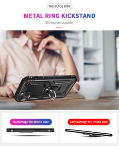 Funda para Teléfono Samsung A10 <span class=keywords><strong>A20</strong></span> <span class=keywords><strong>A30</strong></span> A50 A70, Funda Híbrida de PC <span class=keywords><strong>y</strong></span> TPU con Soporte, Anillo Magnético para Samsung A10S - Product Image 5