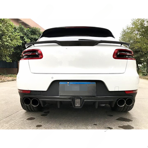 Achterdiffusor en achterspoiler van <span class=keywords><strong>carbon</strong></span> <span class=keywords><strong>fiber</strong></span> voor Porsche Macan 2014-2019 - Product Image 5