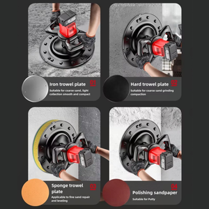 <span class=keywords><strong>Ponceuse</strong></span> murale électrique DIY pour mastic et plâtre, batterie 25000 mA, 21 V, vitesse variable, disque de ponçage 380 mm - Product Image 6