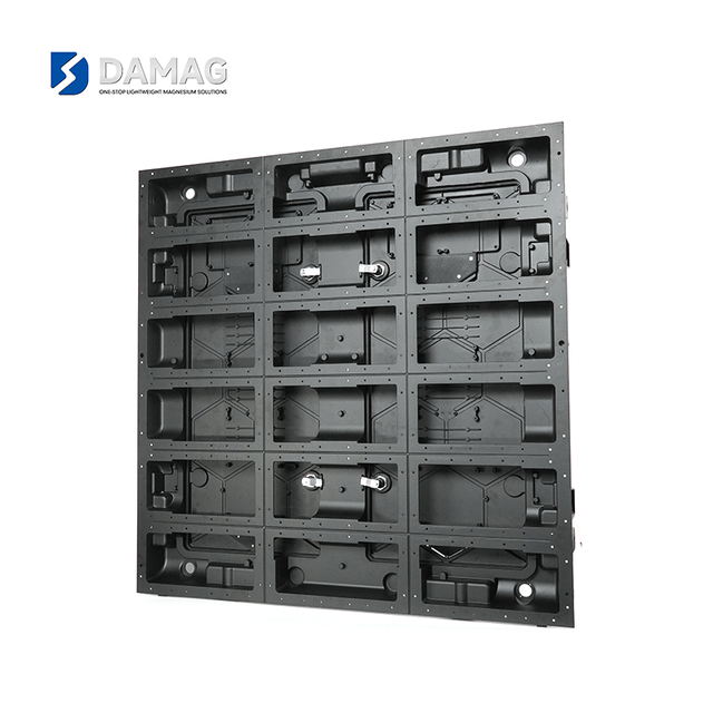 960x960mm Magnesium Alloy LED Display Cabinet with P2.5-P10 Modules 5000cd Brightness Indoor/Outdoor Use 3-Year Warranty